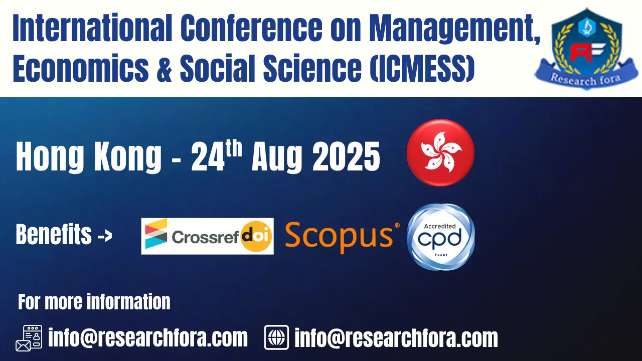 Management, Economics & Social Science Conference in Hong Kong